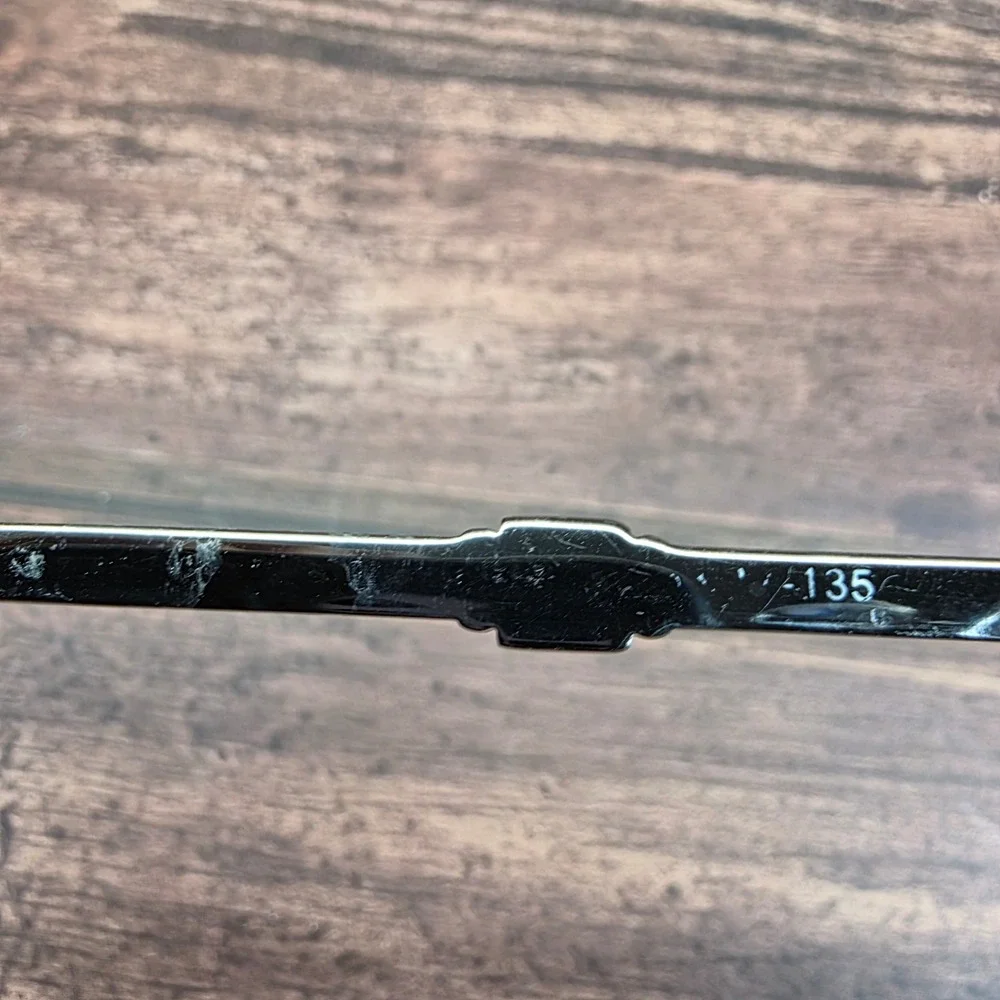 Vera Bradley Gwen Gunmetal Semi Rimless Eyeglasses Frames Rhinestone 135mm